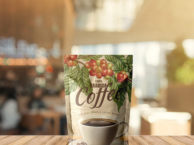 Free Coffee Packaging Mockup PSD Template