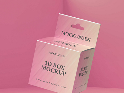 Free 3D Box Mockup PSD Template