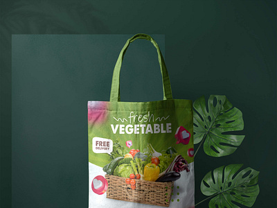 Free Grocery Bag Mockup PSD Template