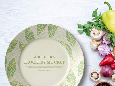 Free Crockery Mockup PSD Template