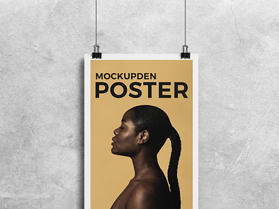 Free Hanging Paper Mockup PSD Template