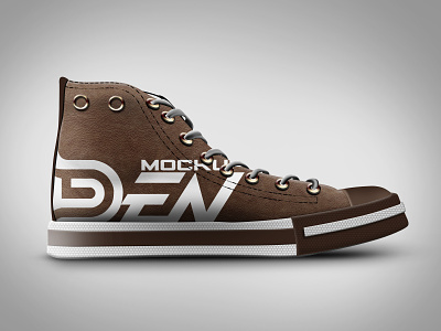 Free Brown Color Shoe Mockup | PSD Template