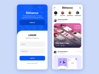 Behance App Design