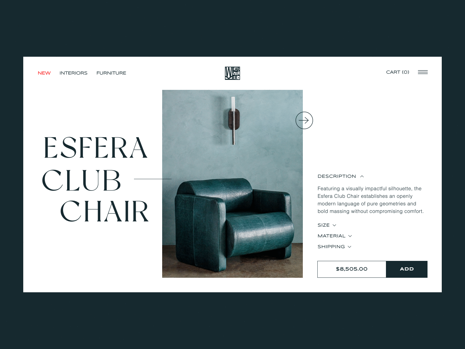 Kelly Wearstler architecture brand cart chair checkout ecommerce furniture home ikea kellywearstler layout mobile mobile app pdp portfolio productdetailpage shop typography website zarahome