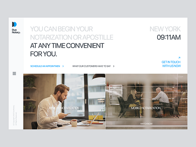 Notarization Company website app branding design graphic design illustration landing page logo ui user experience user interface web web design website design