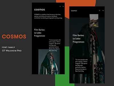 Cosmos 2019 app app design branding clean concept design flat minimal typography ui user experience user experience design user interface design ux web website