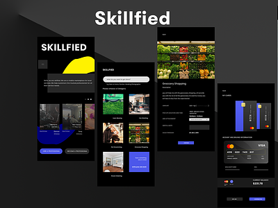 Skillfied 2019 app app design concept design flat minimal ui ux web