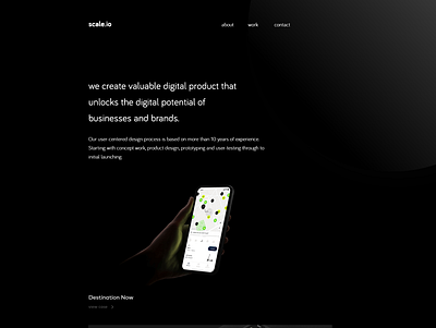 scale io 2019 branding clean concept design flat minimal ui ux web website