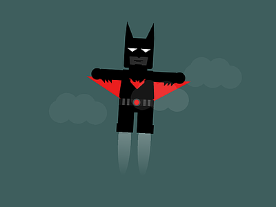 Lego Batman Beyond - HTML5 and CSS3 animation batman beyond css3 html5 illustration lego