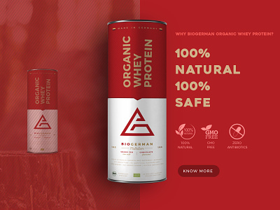 Website Design for Whey Protein product 2d 3d app branding dailyui design ecommerce flat graphic graphic design homepage logo minimal organic packaging parallax product protein ux website