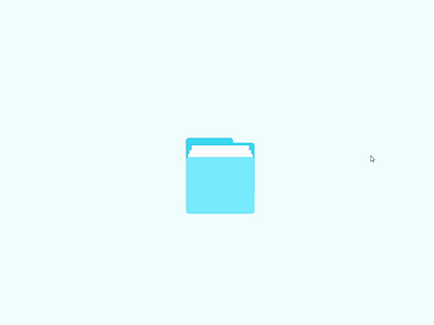 Folder interaction animation creative design inspiration interaction web