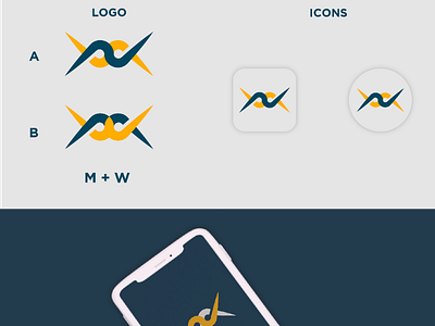 M Plus W Logo adobe illustrator logo concept logo design mwlogo