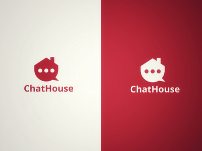 Chathouse Logo chat logo chathouse logo house logo illustrator logo concept logo design