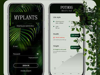 My plants - mobile version