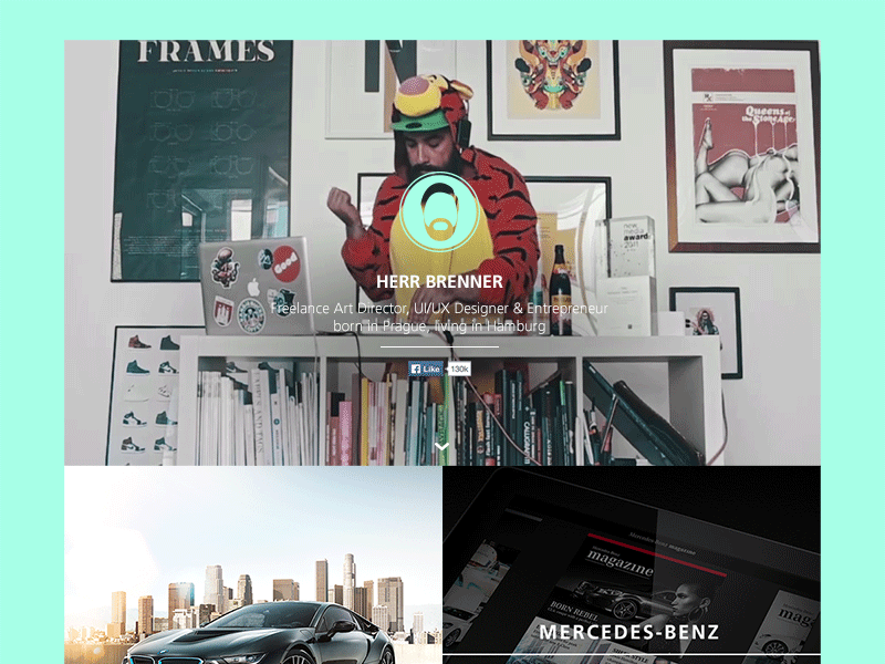 herrbrenner.de portfolio design fluid mobile portfolio responsive tablet video web