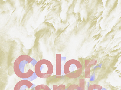 Color Cards color. design experiment