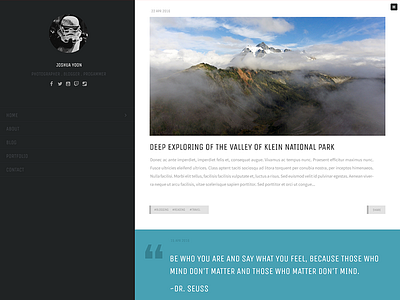 Trooper bloggers design website design wordpress theme