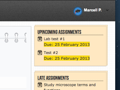 Assignments Dashboard