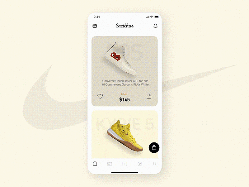 Cacilhas project adidas cacilhas design furniture app nike project shoes shoes app shopping app ui yeezy 品牌 应用 设计