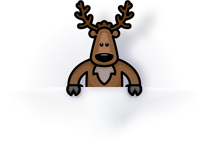 Reindeer animal christmas deer free logo mascot reindeer rudolf scredeck