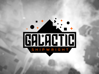 Galactic Shipwright build design galactic game indie invaders logo scredeck space vector