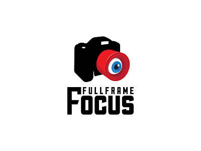 Fullframe Focus camera design eye eyeball focus full frame lens logo photography scredeck