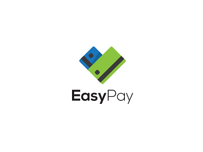 Easypay bank card finance heart logo love money scredeck