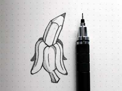 Banana + Pencil