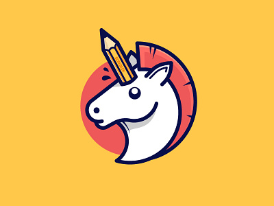 Pencil unicorn animal design draw drawing horned logo mythical pencil scredeck sketch unicorn