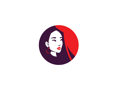 Exotic beauty asian beauty chinese exotic head illustration japan japanese logo oriental scredeck vector woman