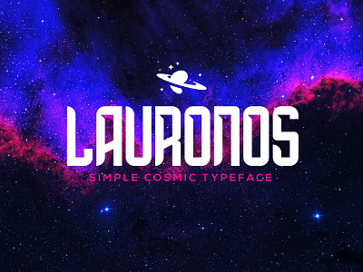 Lauronos typeface display font futuristic lauronos lettering modern neo scredeck space typeface typography