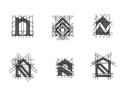 N house logo explorations