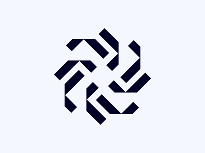 abstract geometric logo design concept : mark logo design