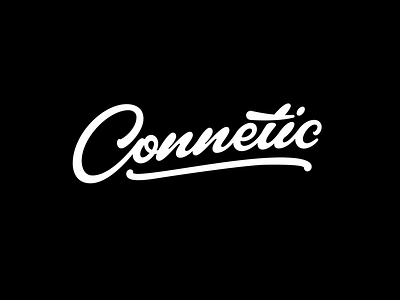 Connetic connetic handlettering lettering logo type typography