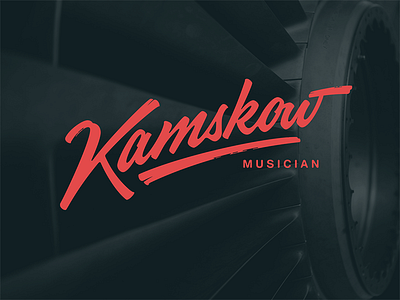 Kamskow handlettering lettering logo type typography