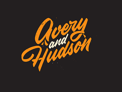 Avery and Hudson handlettering letter lettering print type typography vector