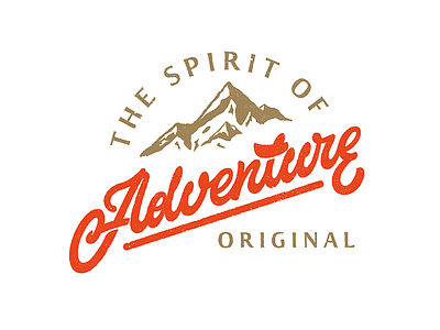 the spirit of adventure adventure handlettering letter lettering print type typography vector