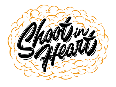 Shoot branding handlettering letter lettering logo logotype print type typography vector