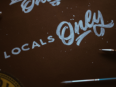 LocalsOnly-sketch handlettering letter lettering print sketch type typography