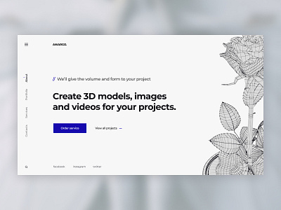 AWARGO | 3D models 2019 2019 trend app clean figma interface iu minimal modern web webdesign white