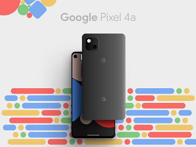 Google Pixel 4a | illustration 3d art branding design google google design google pixel illustration art illustrator photo photoshop