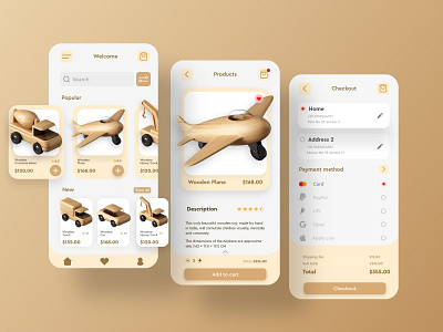 Wooden Toy Store App