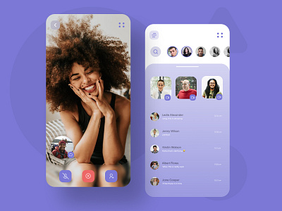 Video Calling App | UI design Concept by Ashish Kashyap on Dribbble