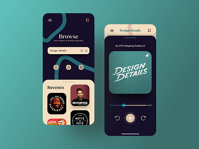 Podcast App | UI Concept