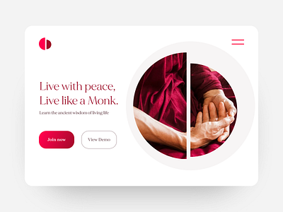 Monastery web UI Design