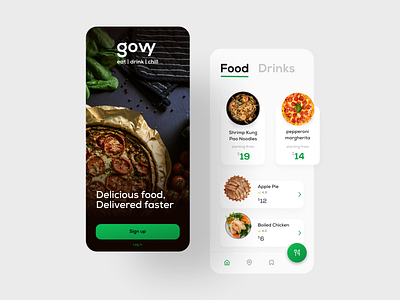 Food App | UIUX adobe xd app design app ui app uiux dailyui food food and drink food app food app ui food delivery minimal minimalistic ui design uidesign uiux