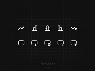 Finance Icons from Pikaicons. icon design interface ui uiux ux uxdesign
