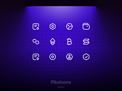 Web 3.0 Icons from Pikaicons bitcoin coins crypto icon icon design icon pack icon set icons interface nft web 3 web 3.0