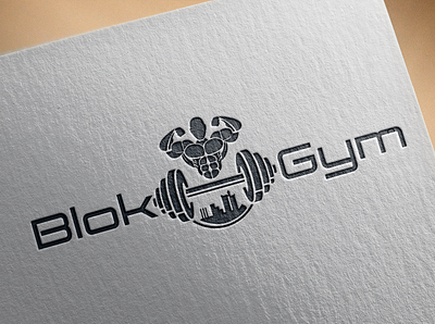 Blok Gym belgrade branding design graphic design gym logo logo logo design logodesign mock up new belgrade vector