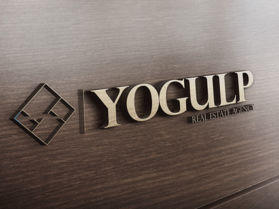 Logo YOGulp for Real Estate Agency branding graphic design logo logo design logodesign vector